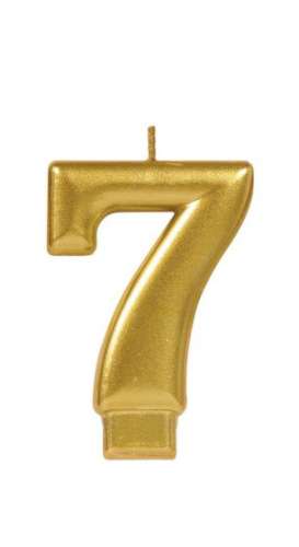 Metallic Gold Candle - No 7